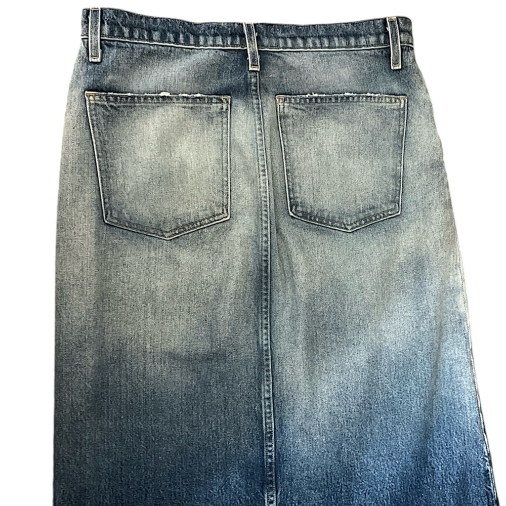 Current/Elliott The Slit Midi Denim Skirt 28 EUC - Picture 5 of 11